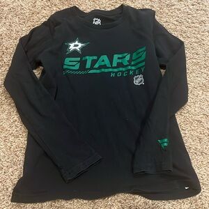 Youth NHL Dallas Stars long sleeve tee 10/12